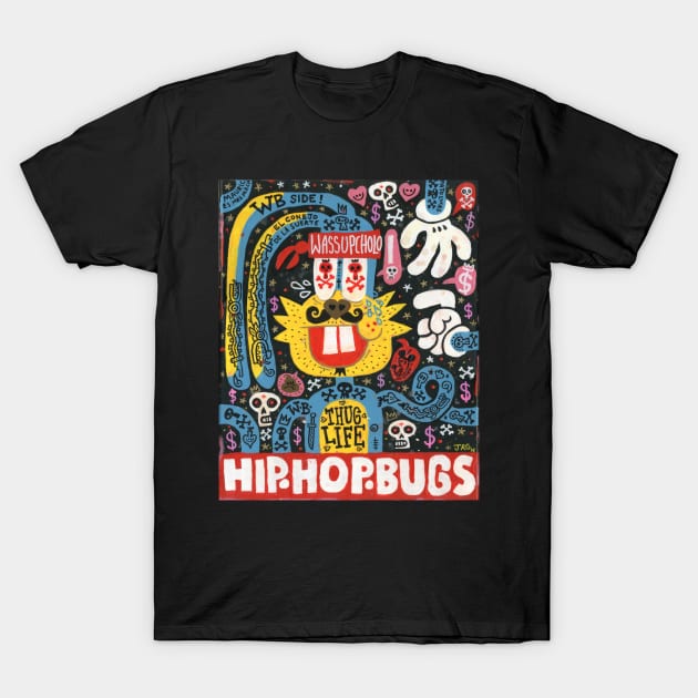 HIP HOP BUGS T-Shirt by MEXOPOLIS